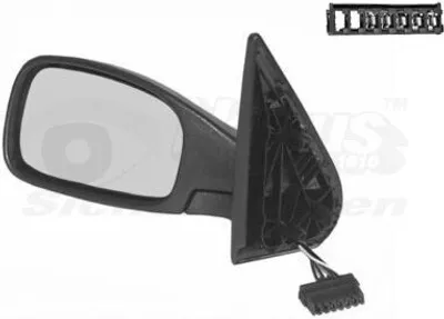 Produktbild von VAN WEZEL 4036808 Außenspiegel Seitenspiegel Rechts passend für PEUGEOT 306 Schrägheck (7A, 7C, N3, N5) Konvex Beheizt