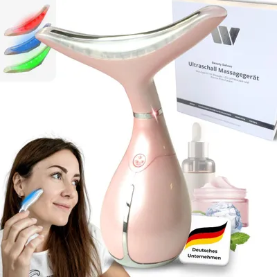Produktbild von Winch Anti-Aging-Wunder Gegen Falten [Neuheit] – Beauty Deluxe | Hautverjüngung mit TriGlow-Lichttherapie & HeatCool Technologie, Gesicht & Hals Lift