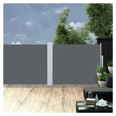 Produktbild von Ausziehbare Seitenmarkise in Anthrazit 140 x 1000 cm