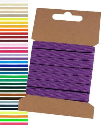 Produktbild von 5m Gummiband 6,6mm Gummilitze Wäschegummi elastisches Band Wäscheband