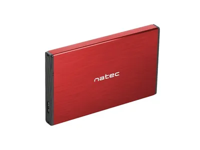 Produktbild von Natec Hdd-Gehäuse Rhino Go (Usb 3.0  2.5   Rot)
