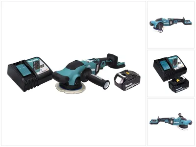 Produktbild von Makita DPO 600 RM1 Akku Exzenterpolierer 18 V 150 mm XPT Brushless + 1x Akku 4,0 Ah + Ladegerät