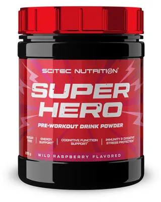 Produktbild von SCITEC Nutrition | Superhero Pre-Workout Wild raspberry