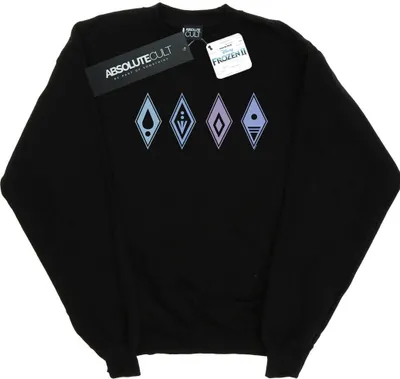 Produktbild von Disney - "Frozen 2" Sweatshirt für Damen BI18752 (XL) (Schwarz)
