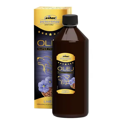 Image de VITAR Veterinae Huile de lin 1000ml