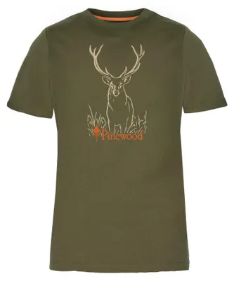 Zdjęcie produktu dla DAMSKI T-SHIRT PINEWOOD RED DEER 3452 - Zielony -S