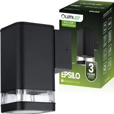 Zdjęcie produktu dla Lampa Ogrodowa Zewnętrzna Kinkiet Elewacyjny GU10 LED IP54 EPSILO LUMILED