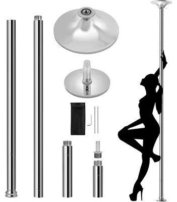 Image de Poteau de danse aérobique réglable pour la maison et le fitness