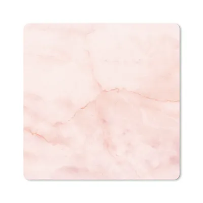 Produktbild von MuchoWow® Mauspad Mousepad Marmor - Rosa - Linie 20x20 cm - Mousepads - Maus Mat - Pad - Mausunterlage - Desk Mat - Bureauartikeln