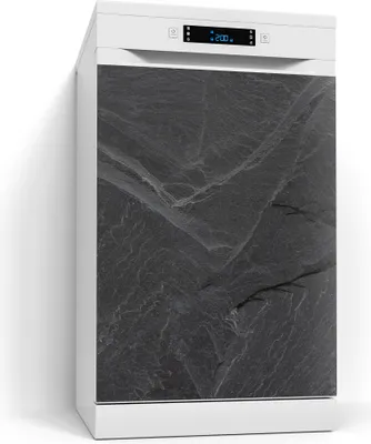 Produktbild von DEQORI Magnetmatte Spülmaschine beschreibbar 60x80 cm 'Schiefersteinoptik' Magnetfolie