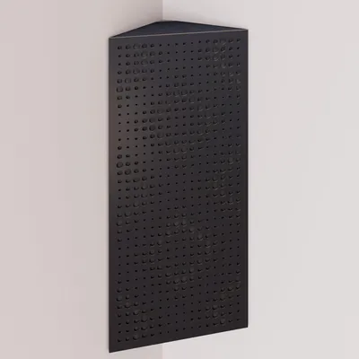 Produktbild von 6er-Set Eck-Bassfallen REBAT Samt 50x23x10 cm, Schwarz/Grau