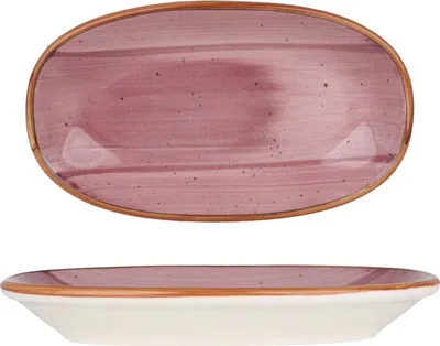Produktbild von Bonna Servierschale - Aura Blackberry - Porzellan - 19x11 cm