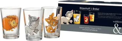 Obrázok produktu pre Ritzenhoff a Breker lesné zvieratká detský pohár 205 ml 3er
