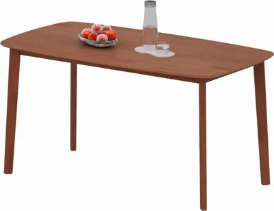 Produktbild von Esstisch, Landhausstil, lackierte Oberfläche, Holz, 150 x 80 cm, Braun