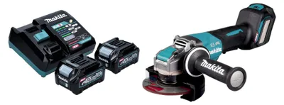 Immagine prodotto di Makita GA 044 GD201 Smerigliatrice angolare a batteria 40 V max. 125 mm X-LOCK Brushless + 2x batteria ricaricabile 2,5 Ah + caricabatterie