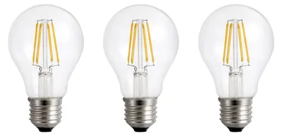 Produktbild von Spectrum E27 LED Lampe A60 8,5W 1100lm 2700K Warmweiß 230V 60mm 3 Stück
