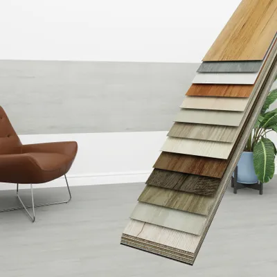 Produktbild von HEXIM Vinyldielen 0,97m² selbstklebend PVC Wandverkleidung Bodenbelag Holzoptik 91x15cm Paneele für Wand & Boden Holzdielen grau (7 Dielen Silverwood Ash - 1815-1)