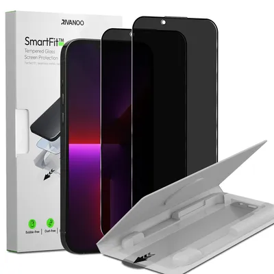 Obrázok produktu pre 2-balenie iPhone 13 Pro Max Ochranné sklo na displej Privacy - Tvrdené sklo | [Automatická inštalácia] - Bez bublín