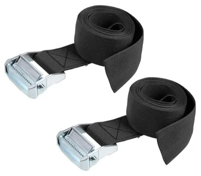 Produktbild von Spanngurte Klemmschloss 500Kg 2,5Mx50mm Schwarz 2 Stück