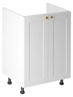 Immagine prodotto di Mobile sottolavabo a due ante LUMEA - larghezza 60 cm, bianco
