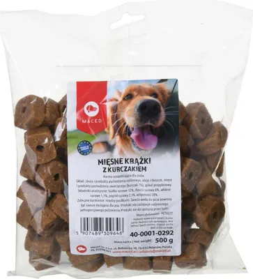 Produktbild von MACED Kodboller med kylling til hunde - 500 g