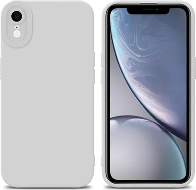 Produktbild von Cadorabo Hülle für Apple iPhone XR Schutz Hülle in Weiß TPU Silikon Etui Case Handyhülle
