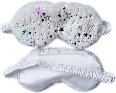 Produktbild von Weiches Schlafmaske, atmungsaktiv, weiß, für Kinder und Erwachsene