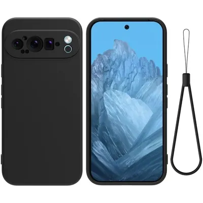 Produktbild von Mobigear Colors  Google Pixel 9 Pro Hülle Flexibles TPU Backcover - Schwarz