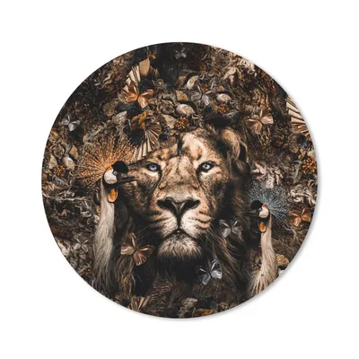 Produktbild von MuchoWow® Mauspad Mousepad Tiere - Schmetterlinge - Vögel 20x20 cm - Mousepads - Maus Mat - Pad - Mausunterlage - Schreibtischmatte