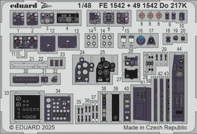 Produktbild von Eduard Accessories FE1542 - 1:48 Do 217K ICM - Neu