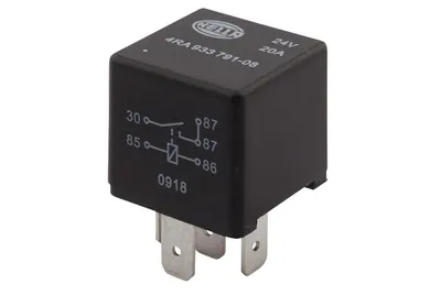 Produktbild von HELLA 4RA 933 791-081 Relais, Arbeitsstrom - 24V - 5-polig - Schließer