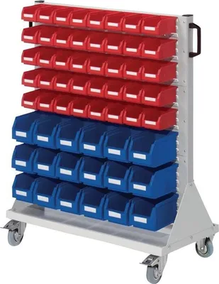 Image de RasterPlan Chariot RasterMobil H1230xL1.000xP500mm gris CaissexGr18xGr6, 40xGr7 - 7024.57.0713