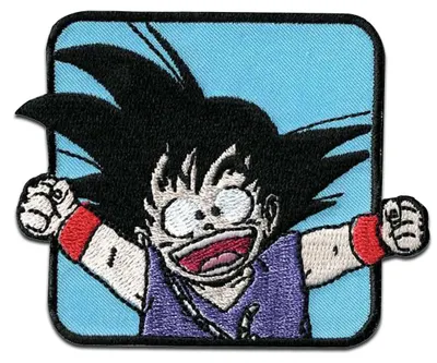 Obrázek produktu pro Gohan, rozměry 5,8 x 7,3 cm: Komerční produkt Mercera, Dragon Ball © - nášivka, termotransfer, aplikace, nálepka, záplata, k připevnění žehlením