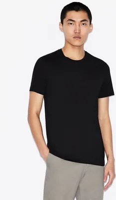Produktbild von Armani Exchange 8nzt74_zja5z Kurzarm-t-shirt Mit V-ausschnitt Schwarz L Mann Schwarz L
