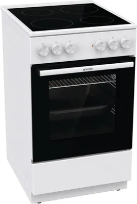Produktbild von Gorenje GEC5A 21 WG Elektro-Standherd - freistehend - weiß - Glaskeramik-Kochfeld - 74 Liter - PerfectGrill - Pizzamodus 300°C - AquaClean