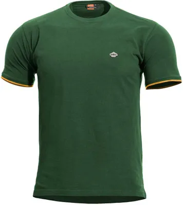 Zdjęcie produktu dla Pentagon Levantes Crewneck Stripes Koszulka z krótkim rękawem Green S Green S