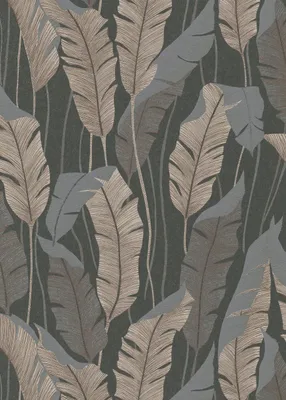 Produktbild von Erismann Vliestapete Floral anthrazit 10,05 x 0,53 m