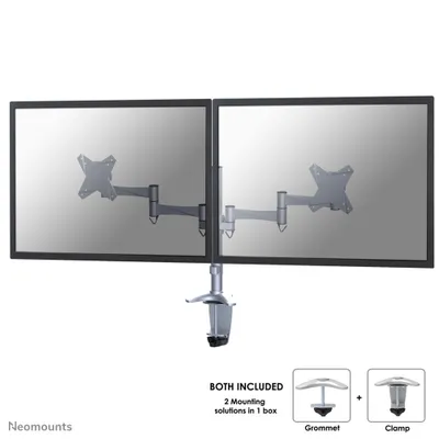 Image de Neomounts FPMA-D1330DSILVER Bras pour écran 10-27"