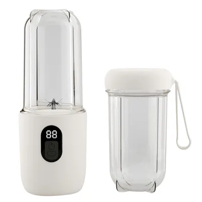 Produktbild von Tragbarer Mixer 500ml mit Digitaldisplay, USB aufladbar, Mini-Elektromixer mit 16 Klingen, 1500mAh Akku für Saft, Smoothies & Pürees