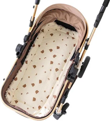 Obrázok produktu pre Vankúš do kočíka – pohodlná ochranná podložka pre dojčatá (34 × 74 cm)