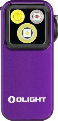 Zdjęcie produktu dla Latarka akumulatorowa wielofunkcyjna EDC Olight Oclip Pro Purple - 500 lm