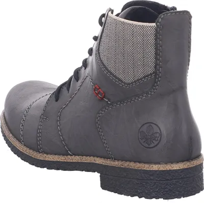 Produktbild von Rieker Schnür-,Zug-u.Schnallenstiefel in grau, Gr. 39