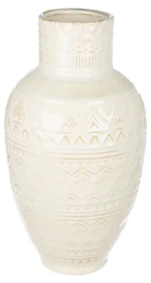 Produktbild von Gilde Vase, "Inka", Keramik, creme, VE 2, H. 30 cm, D. 16 cm 55370 4063387553701