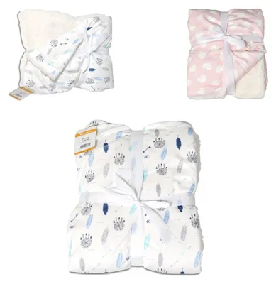 Produktbild von Cangaroo Babydecke Shaggy, Größe 105 x 75 cm, kuschelige Babydecke, ab Geburt
