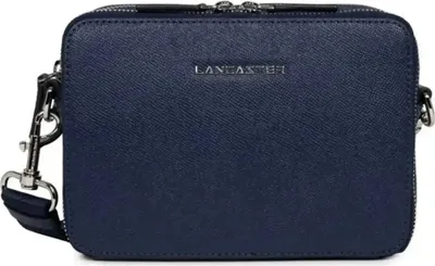 Image de Lancaster Sacoche Double Zip S Paris Homme Bleu Foncé