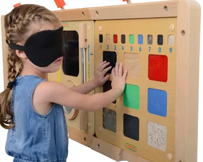 Produktbild von MASTERKIDZ Lerntafel Erkennung von Materialien Texturen Tastsinn