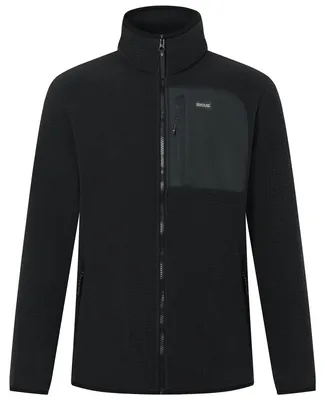 Produktbild von Regatta - "Frankie" Fleecejacke für Herren, Teddyfleece RG13530 (M) (Schwarz)