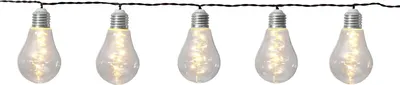 Produktbild von LED-Solarkette 'Glow', 10x 5 LED, klar, Kunststoff