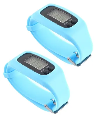 Imagen del producto de Contador de pasos portátil, 2 unidades, para actividades al aire libre, rastreador de pasos