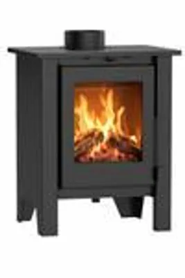 Obrázok produktu pre NEMAXX® H8 Ventilované krbové kachle na drevo čierne 7,6 kW (50–90 m²) – Ventilátor 2 stupne, trieda A, Ø150 mm, vermikulit, keramické sklo